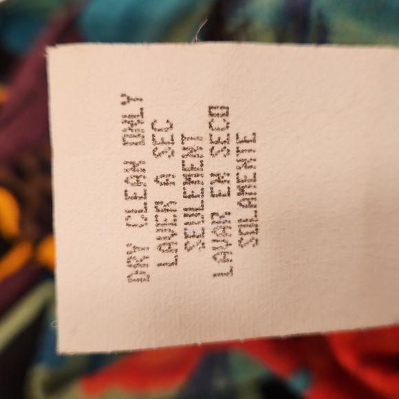 💕CAROLE LITTLE💕 Vintage Short Sleeve Maxi Dress Optical Illusion Fish Print 6 - Picture 10 of 10